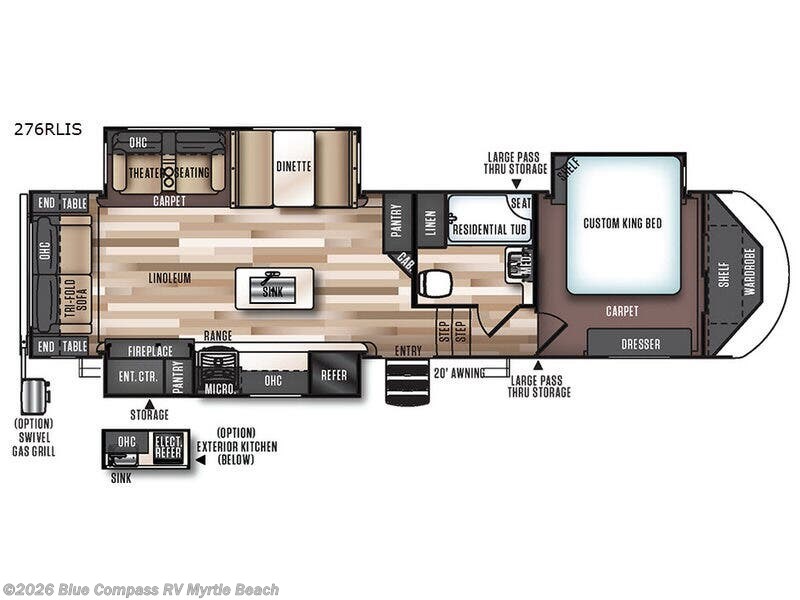 Used 2018 Forest River Wildwood Heritage Glen 276RLIS available in Myrtle Beach, South Carolina