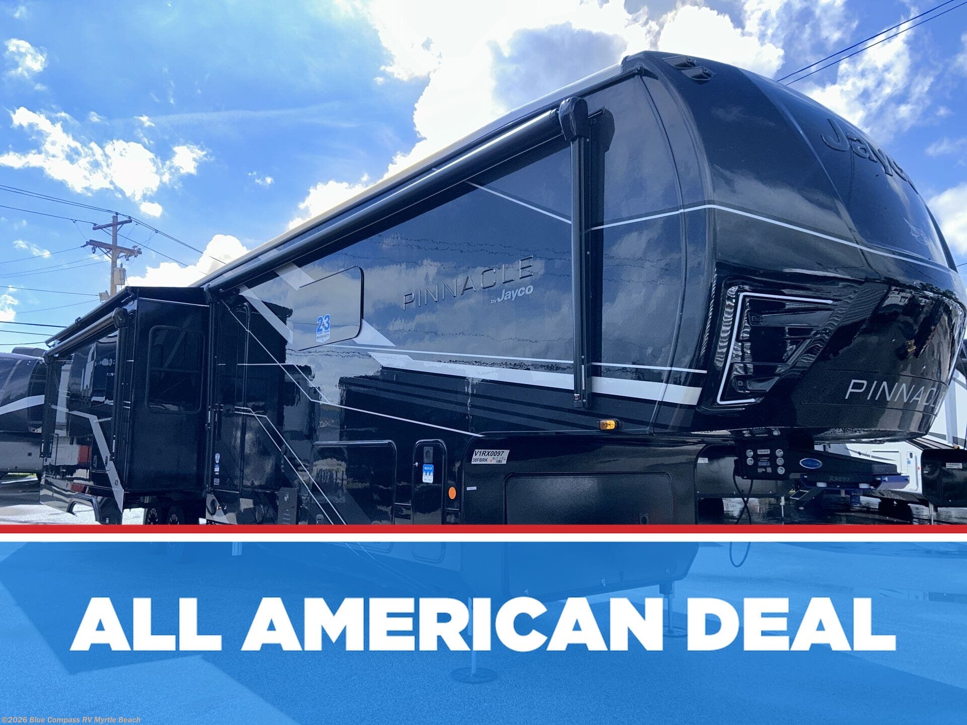 New 2027 Jayco Pinnacle 38FBRK available in Myrtle Beach, South Carolina