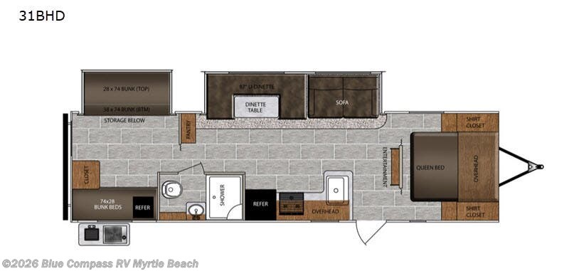 Used 2020 Prime Time Tracer 31BHD available in Myrtle Beach, South Carolina