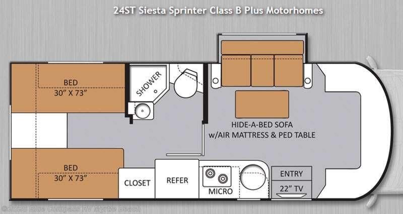 Used 2014 Thor Motor Coach Siesta Sprinter 24ST available in Myrtle Beach, South Carolina