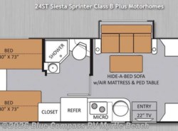 Used 2014 Thor Motor Coach Siesta Sprinter 24ST available in Myrtle Beach, South Carolina