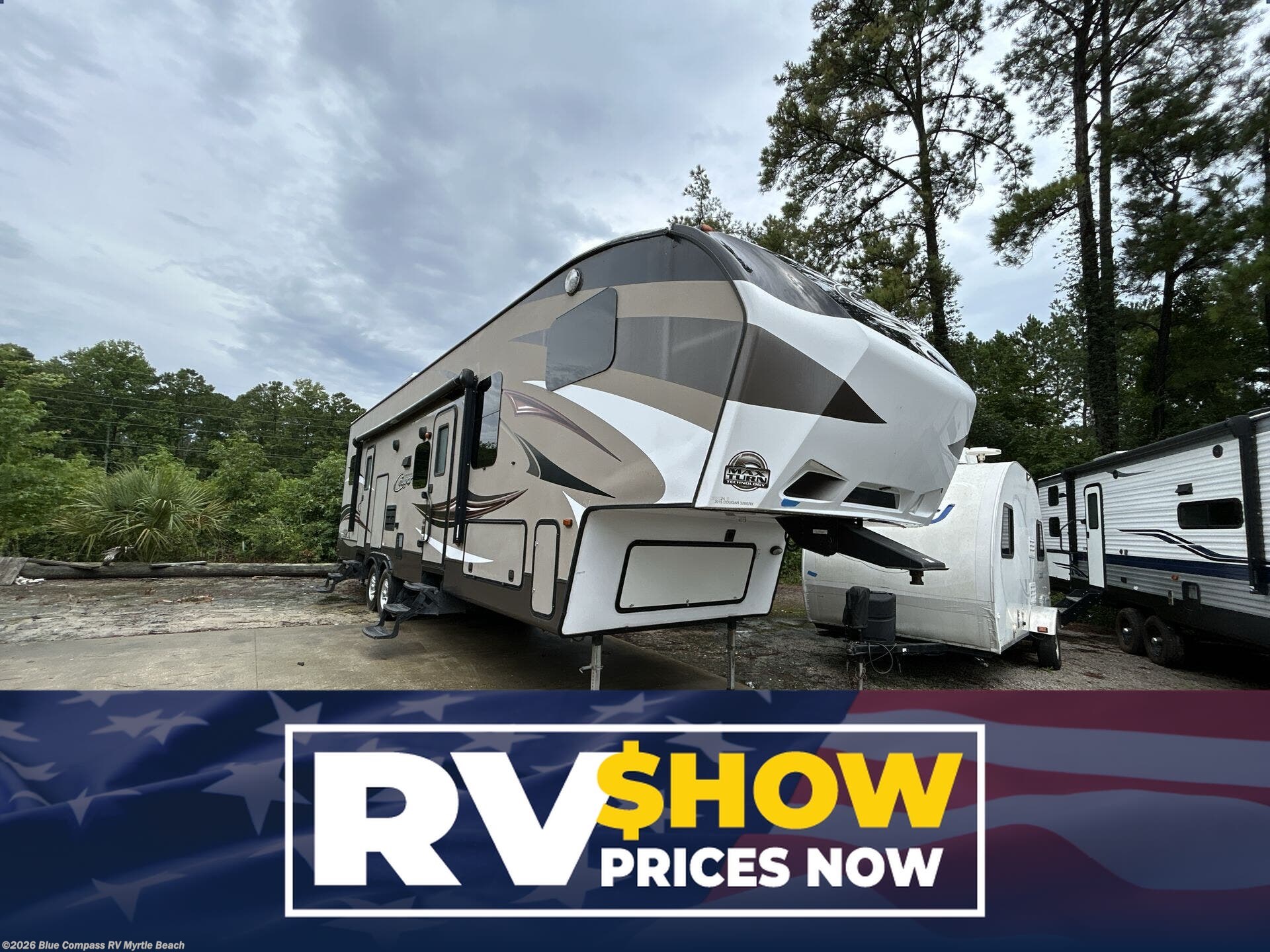 Used 2015 Keystone Cougar 326SRX available in Myrtle Beach, South Carolina