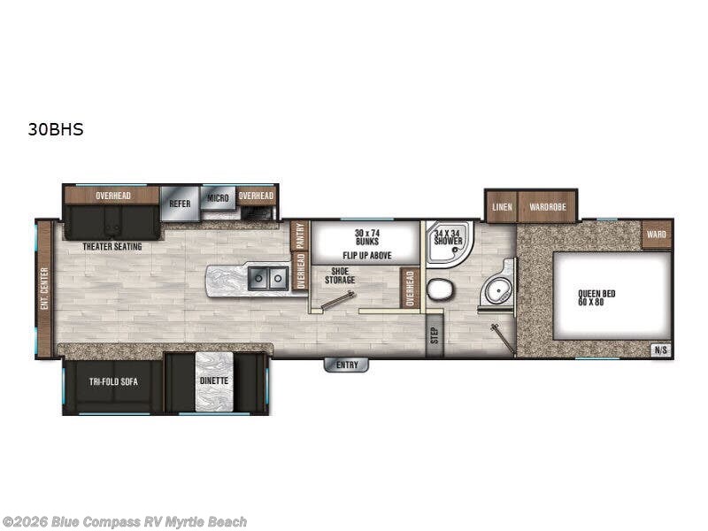 Used 2019 Coachmen Chaparral Lite 30BHS available in Myrtle Beach, South Carolina