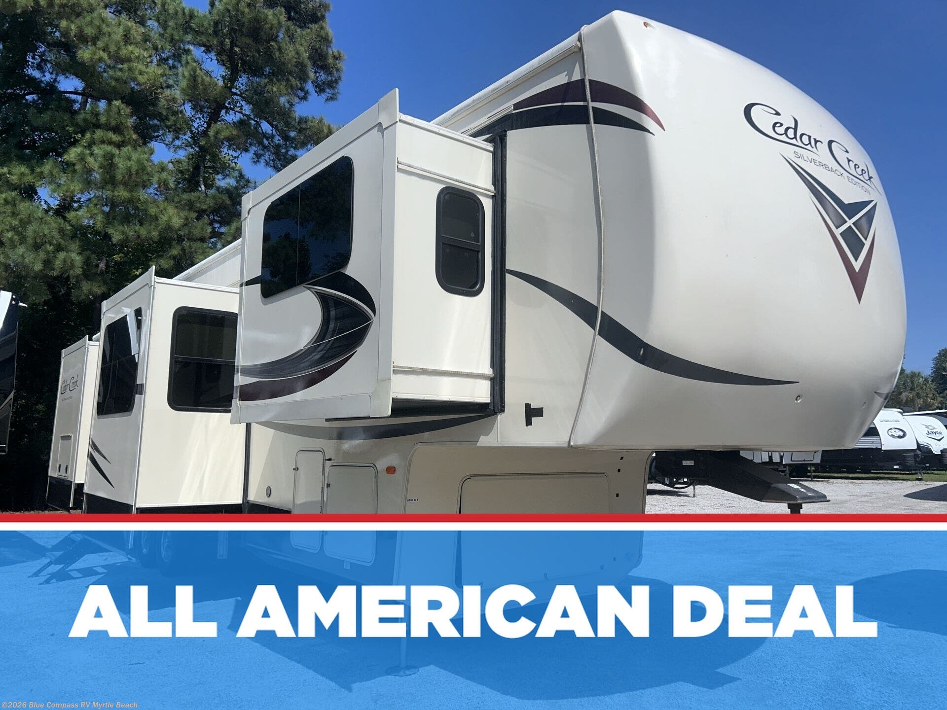 Used 2018 Forest River Cedar Creek Silverback 37FLK available in Myrtle Beach, South Carolina