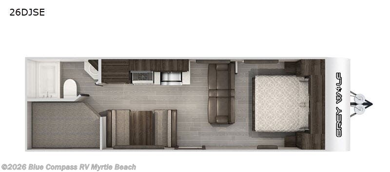 Used 2020 Forest River Cherokee Grey Wolf 26DJSE available in Myrtle Beach, South Carolina