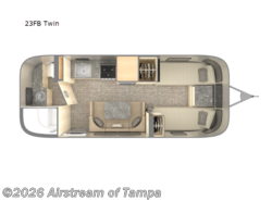 New 2026 Airstream Flying Cloud 23FB Twin available in Dover, Florida
