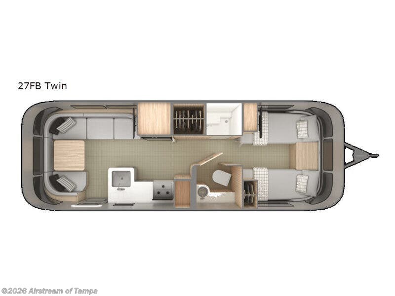 Used 2019 Airstream Globetrotter 27FB Twin available in Dover, Florida
