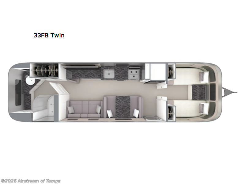 Used 2024 Airstream Classic 33FB Twin available in Dover, Florida