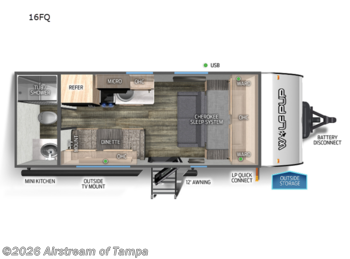 Used 2022 Forest River Cherokee Wolf Pup 16fq available in Dover, Florida