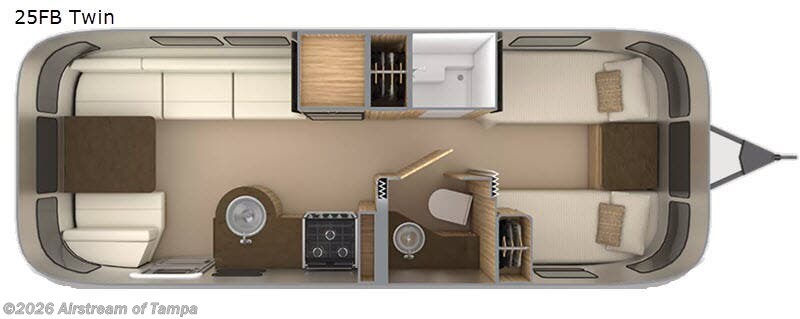 Used 2020 Airstream Flying Cloud 25FB Twin available in Dover, Florida