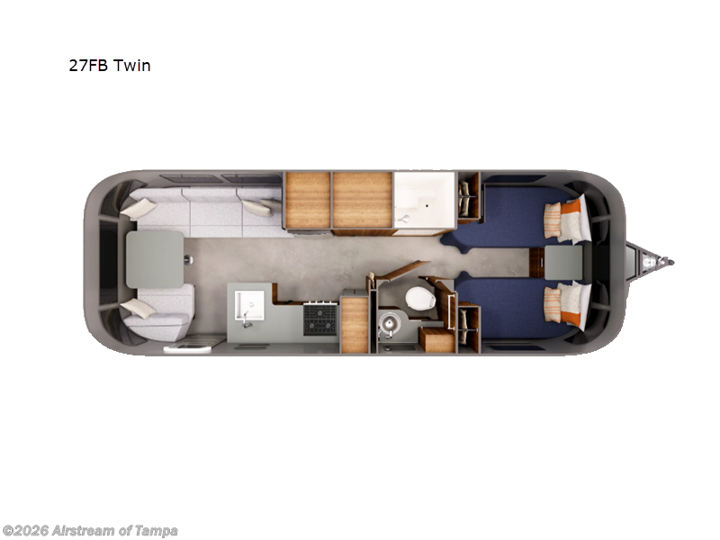 New 2027 Airstream Trade Wind 27FB Twin available in Dover, Florida