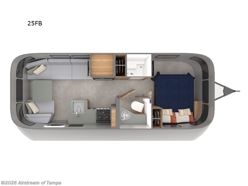 Used 2025 Airstream Trade Wind 25FB available in Dover, Florida