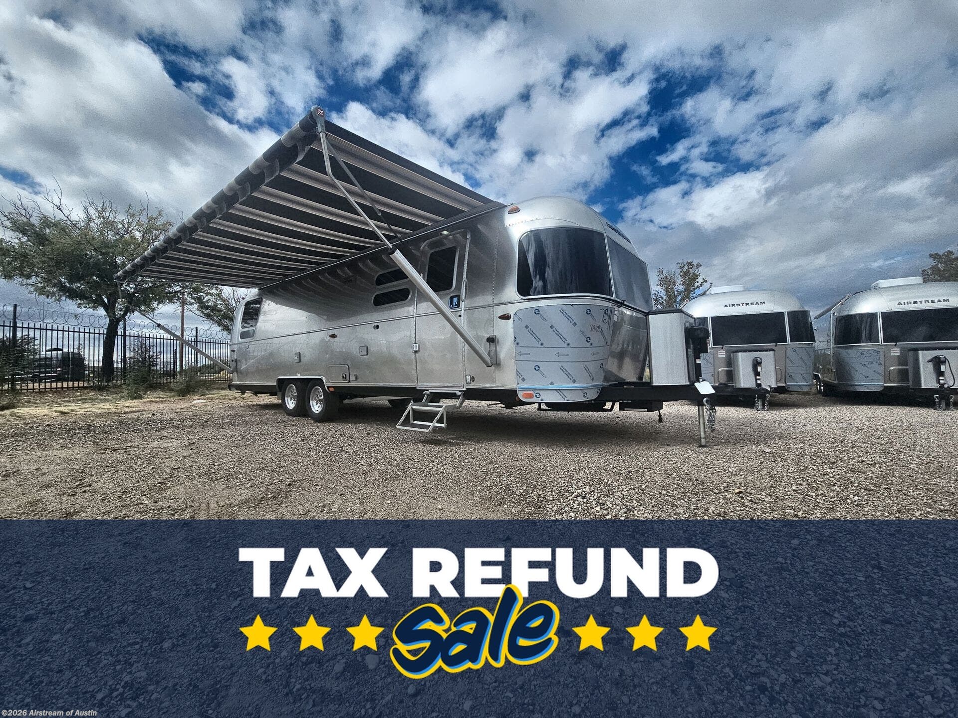 New 2026 Airstream Globetrotter 30RB available in Buda, Texas