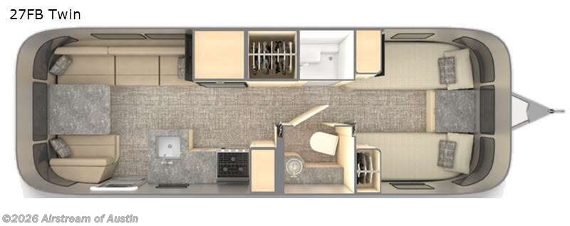 Used 2021 Airstream Flying Cloud 27FB Twin available in Buda, Texas