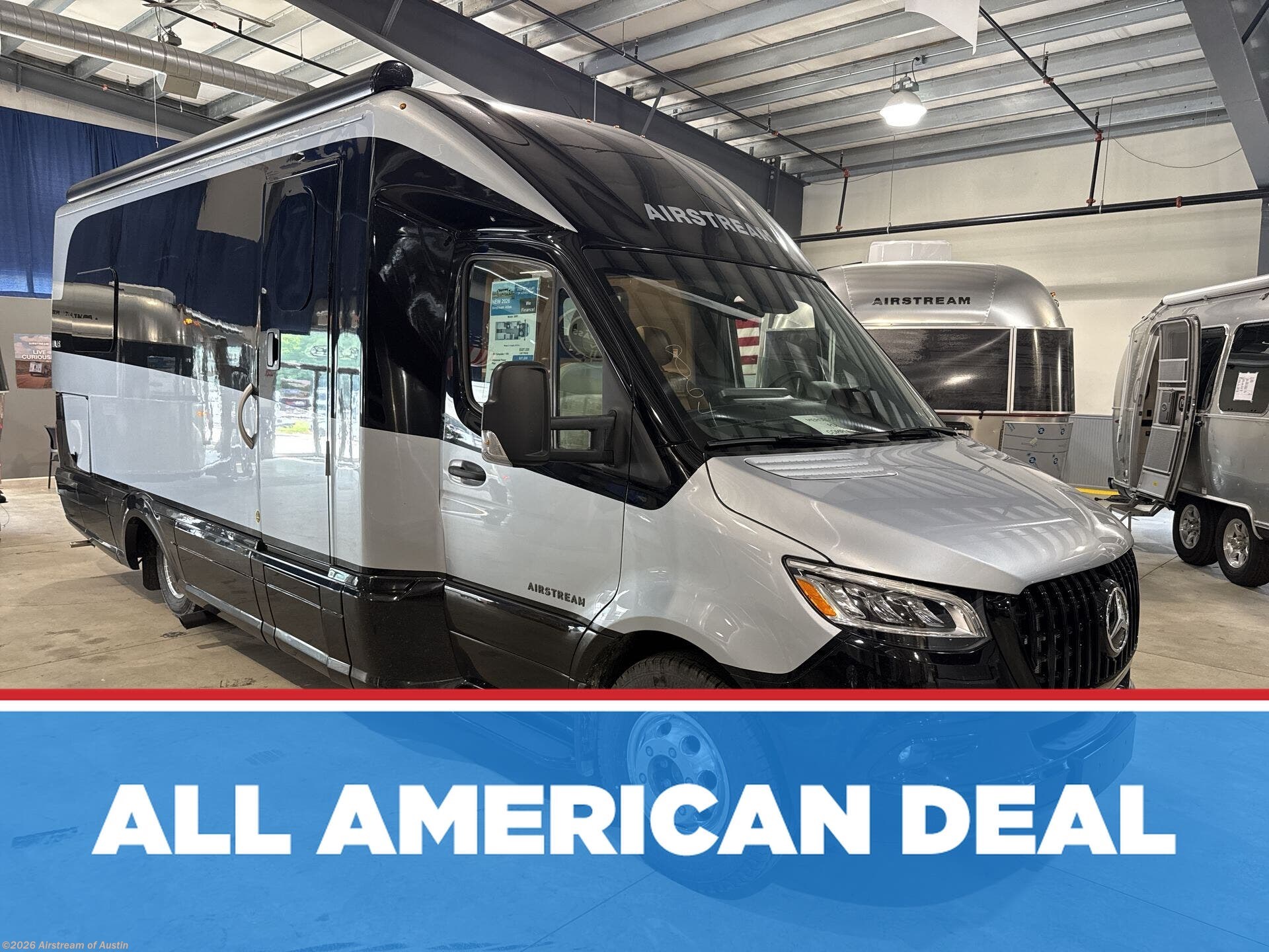 New 2027 Airstream Atlas 25RT Std. Model available in Buda, Texas