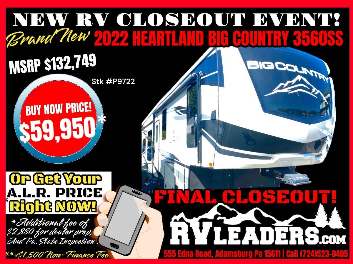 Used 2019 Heartland Big Country 3560 SS Fifth Wheel at Campers Inn, Prescott Valley, AZ