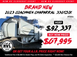 New 2023 Coachmen Chaparral 336TSIK available in Adamsburg, Pennsylvania