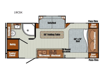 New 2023 Gulf Stream Vista Cruiser 19CSK available in Adamsburg, Pennsylvania
