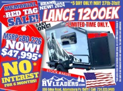 New 2024 Lance Enduro 1200EK available in Adamsburg, Pennsylvania