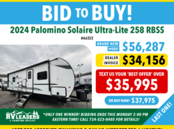 New 2024 Palomino Solaire Ultra-Lite 258 RBSS available in Adamsburg, Pennsylvania