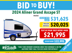 New 2024 Aliner Grand Ascape ST available in Adamsburg, Pennsylvania