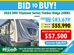 New 2024 Outdoors RV Titanium Series Timber Ridge 24RKS available in Adamsburg, Pennsylvania