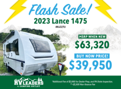 Used 2023 Lance TT 1475 available in Adamsburg, Pennsylvania