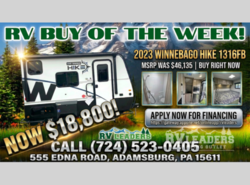 Used 2023 Winnebago HIKE 100 H1316FB available in Adamsburg, Pennsylvania