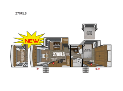 New 2026 Outdoors RV Blackstone Black Stone Titanium Series 270RLS available in Adamsburg, Pennsylvania