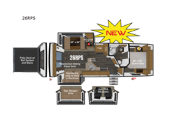 New 2026 Outdoors RV Back Country Series MTN TRX 26RPS available in Adamsburg, Pennsylvania