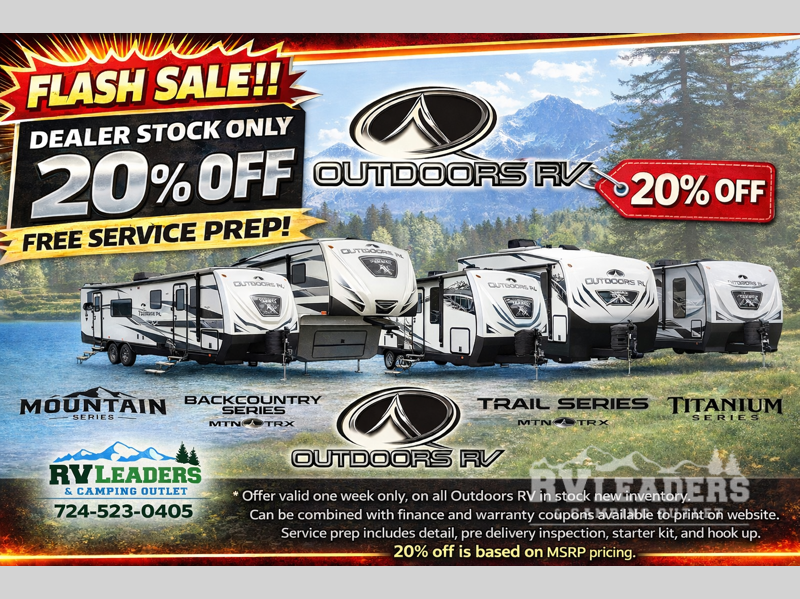 New 2026 Outdoors RV Creek Side Mountain Series 17MKS available in Adamsburg, Pennsylvania