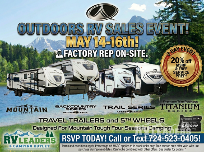 New 2026 Outdoors RV Creek Side Titanium Series 17CE available in Adamsburg, Pennsylvania