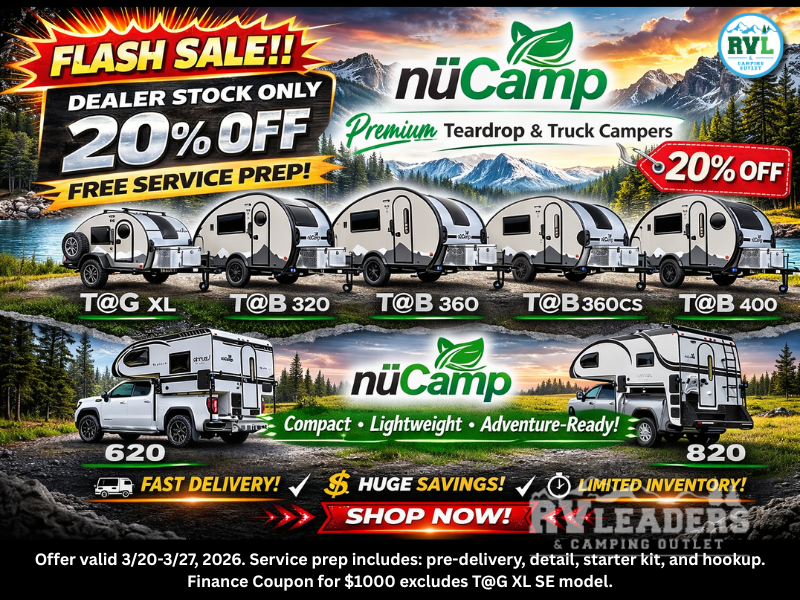 New 2026 NuCamp TAG SE Std. Model available in Adamsburg, Pennsylvania