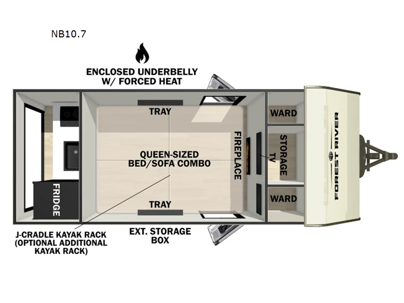 New 2026 Forest River No Boundaries NB10.7 available in Adamsburg, Pennsylvania