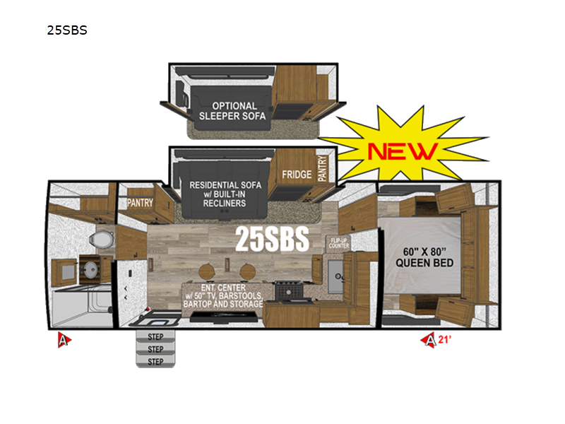 New 2026 Outdoors RV Timber Ridge Mountain Series 25SBS available in Adamsburg, Pennsylvania