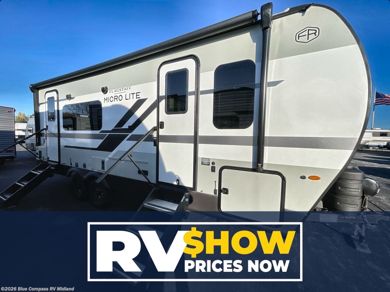 New 2026 Forest River Flagstaff Micro Lite 25SRK available in Midland, Michigan