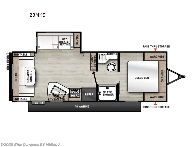 Used 2025 Forest River Aurora Light 23MKS available in Midland, Michigan