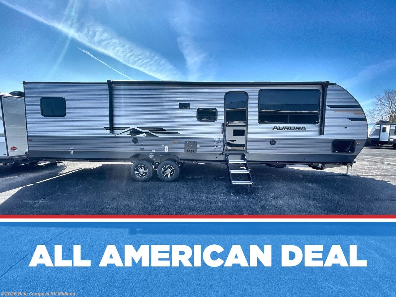 New 2026 Forest River Aurora 34BHTS (2 Queen Beds) available in Midland, Michigan