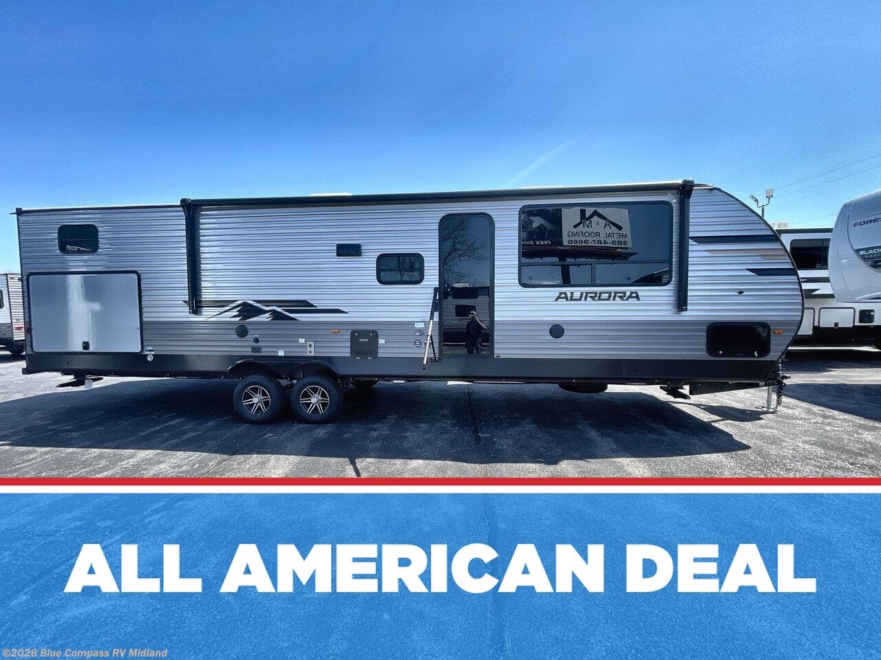 New 2026 Forest River Aurora 34BHTS (2 Queen Beds) available in Midland, Michigan