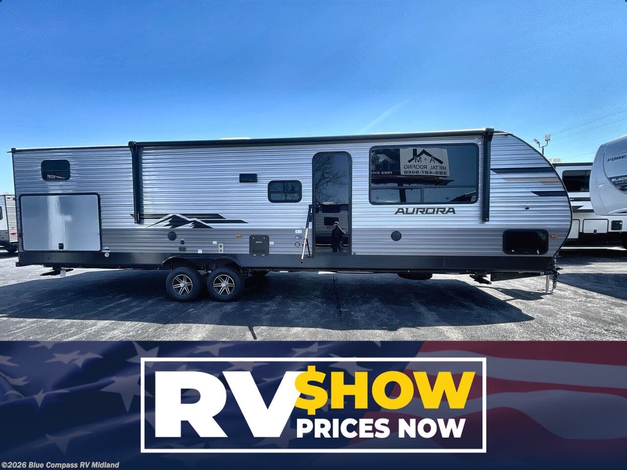 New 2026 Forest River Aurora 34BHTS (2 Queen Beds) available in Midland, Michigan