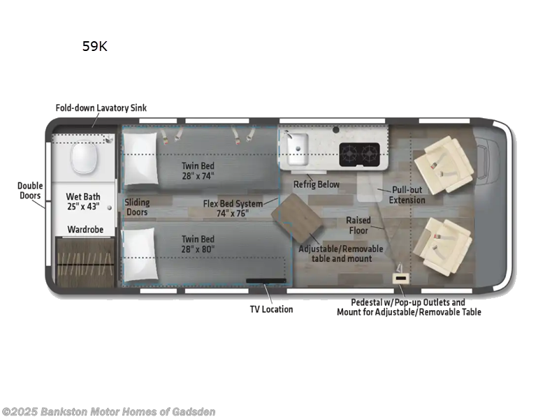 New 2026 Winnebago Travato 59K available in Attalla, Alabama