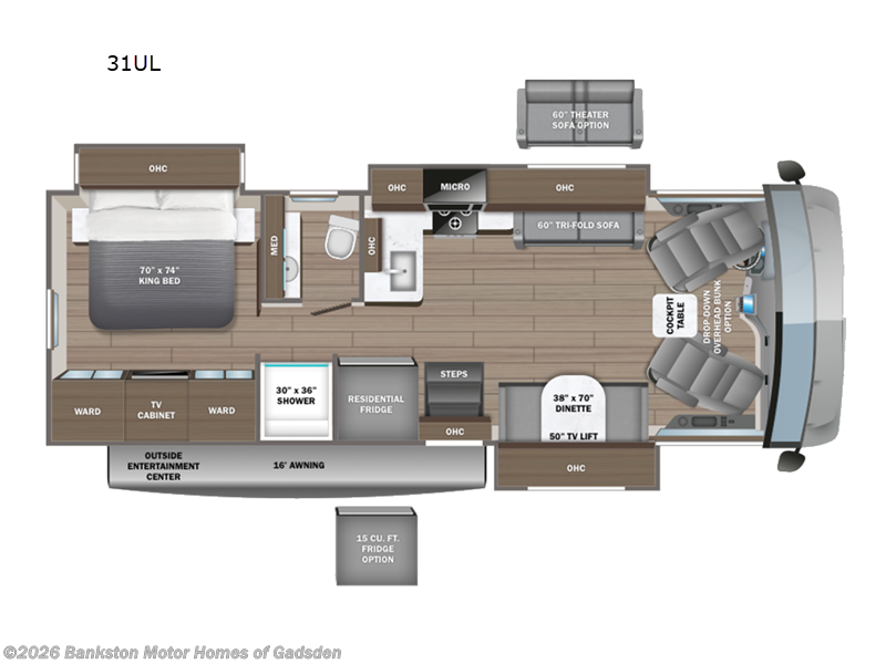New 2026 Entegra Coach Vision XL 31UL available in Attalla, Alabama