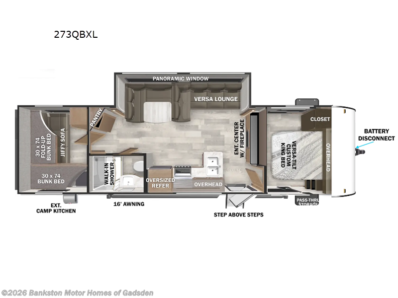 New 2026 Forest River Wildwood X-Lite 273QBXL available in Attalla, Alabama