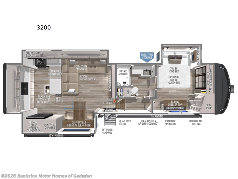 New 2026 Brinkley RV Model Z 3200 available in Attalla, Alabama