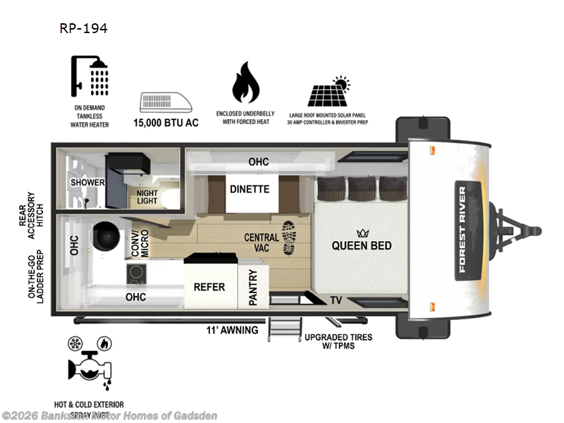 New 2026 Forest River  R Pod RP-194 available in Attalla, Alabama