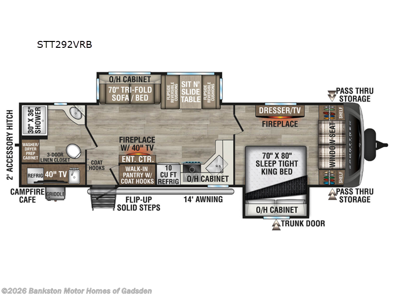 New 2026 Venture RV SportTrek Touring Edition STT292VRB available in Attalla, Alabama