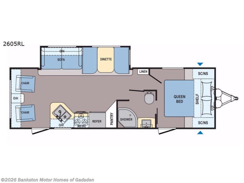 Used 2017 Coleman  Light 2605RL available in Attalla, Alabama