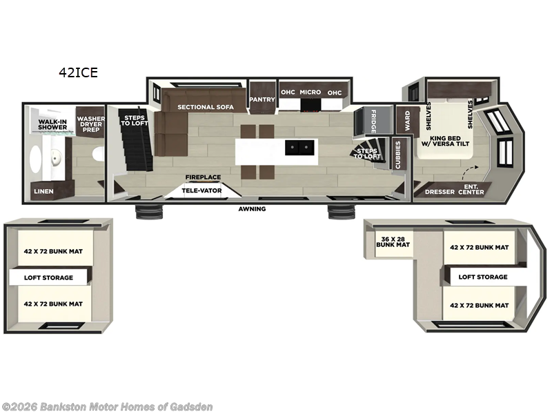 New 2026 Forest River Wildwood Grand Lodge 42ICE available in Attalla, Alabama
