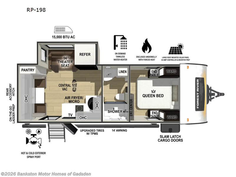 New 2026 Forest River  R Pod RP-198 available in Attalla, Alabama