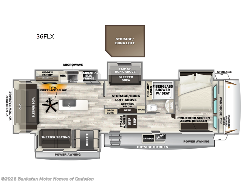 New 2027 Forest River Cherokee Sabre 36FLX available in Attalla, Alabama